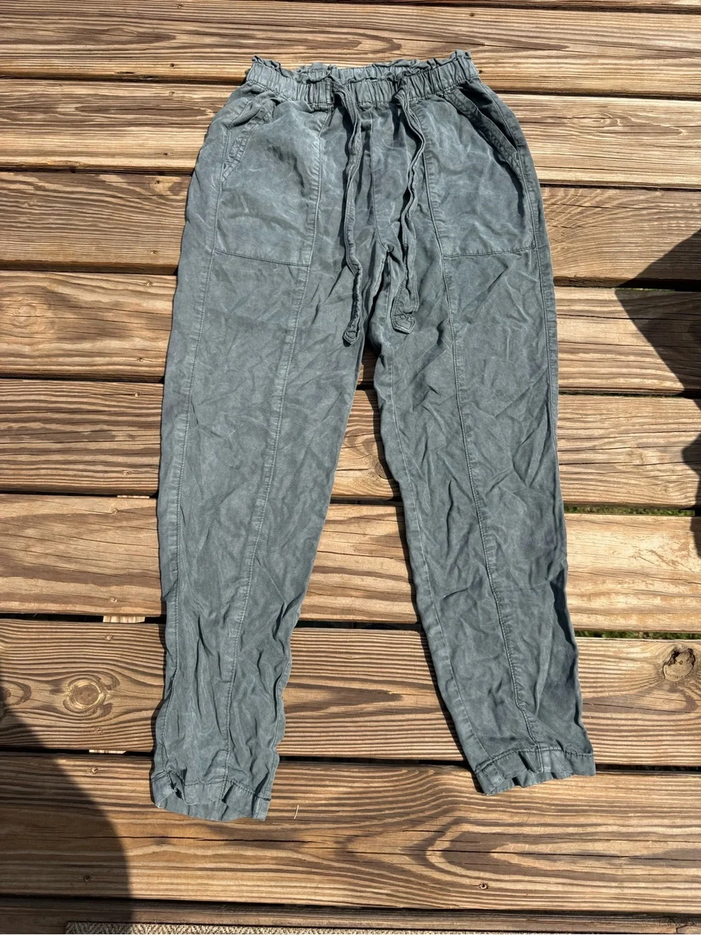 aerie Men's Slate Gray Drawstring Joggers